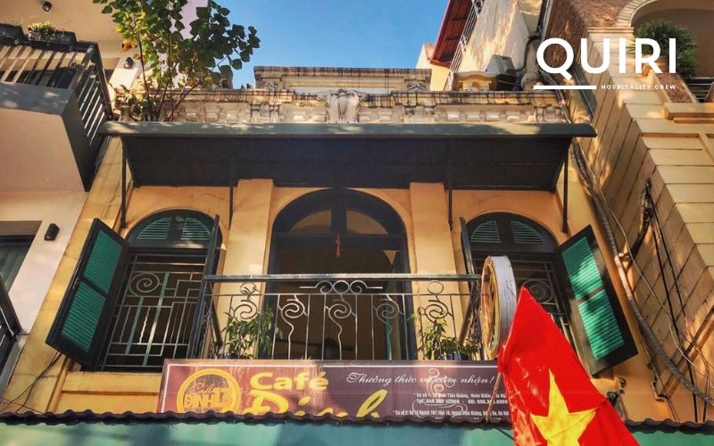 A Hanoi café loved for lake views and creamy egg coffee.