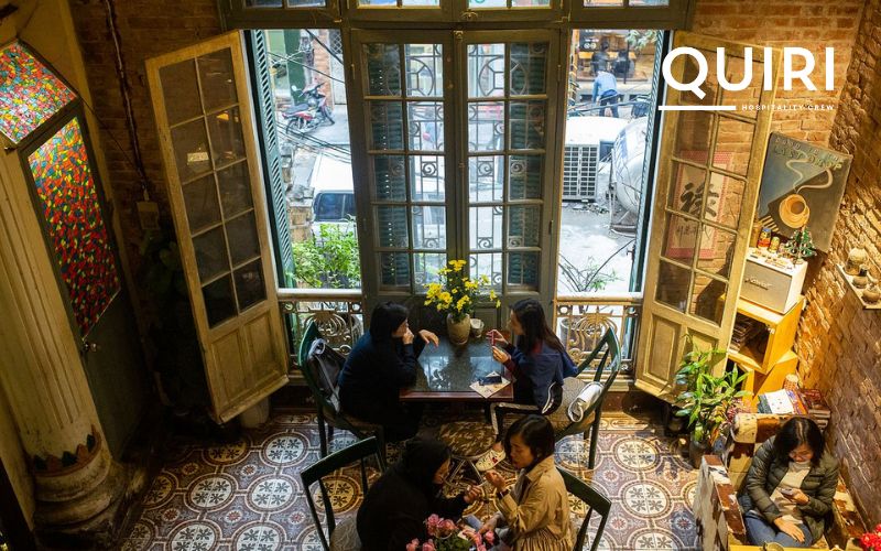 One of the best cafés in Hanoi for old-school charm.