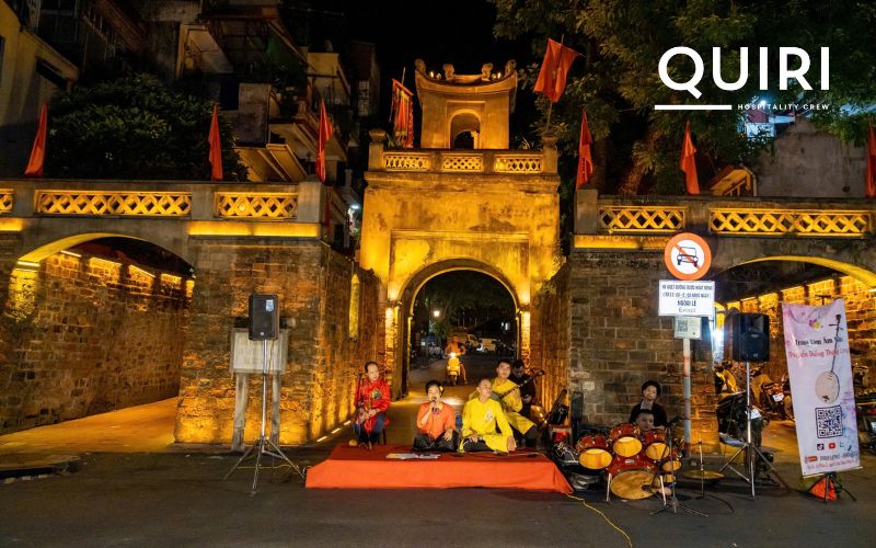 Experience vibrant Hanoi nightlife wandering through the historic Old Quarter streets.