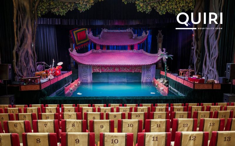 Watch traditional water puppet shows at Thang Long Theater in Hanoi.