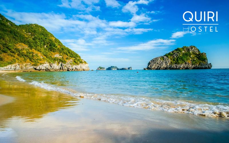 A breezy island getaway often recommended as one of the best places near Hanoi.