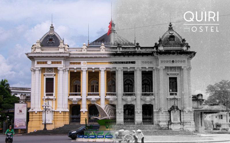 Historical stories unfold throughout opera de hanoi’s century-old structure.