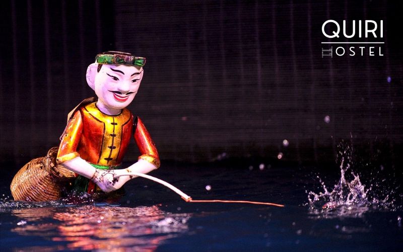 Every water puppet is a hand-painted piece of Vietnamese culture.