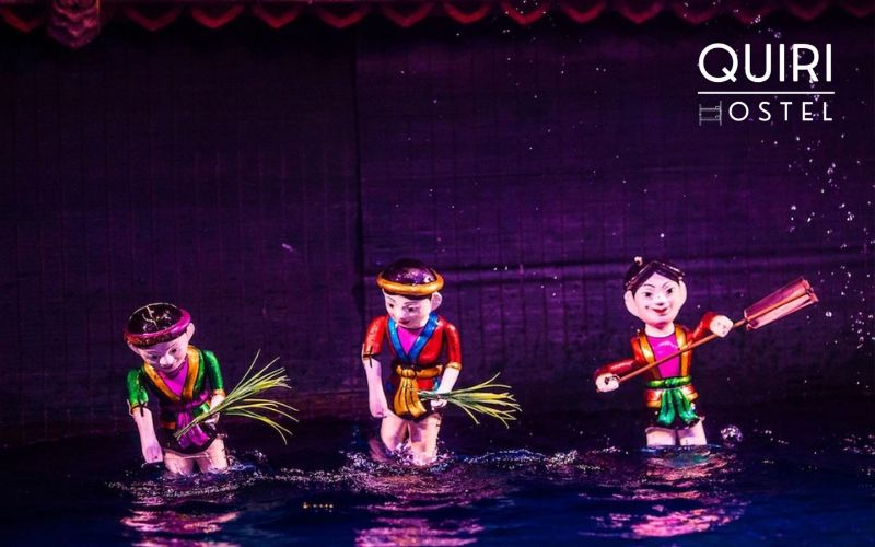 Folk tales and legends come alive through múa rối nước art.