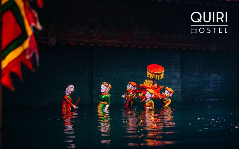 The Hanoi water puppet show captures joy and everyday village life.