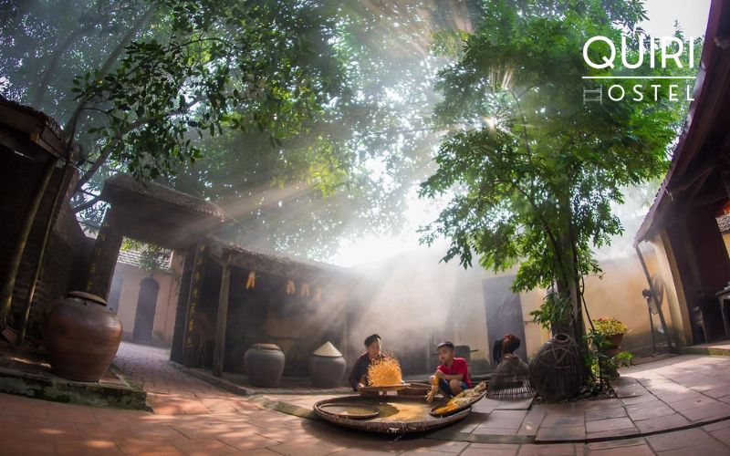 Early settlers shaped Duong Lam village into a resilient cultural community.