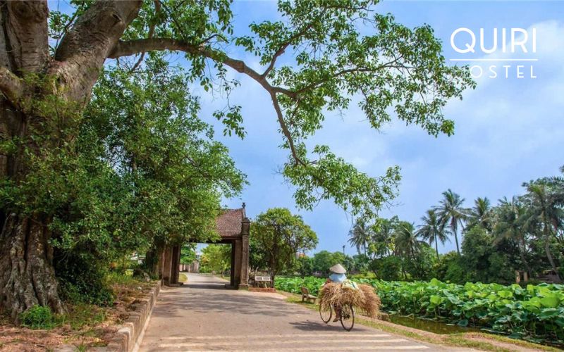 This ancient village gate embodies centuries of local tradition and pride.