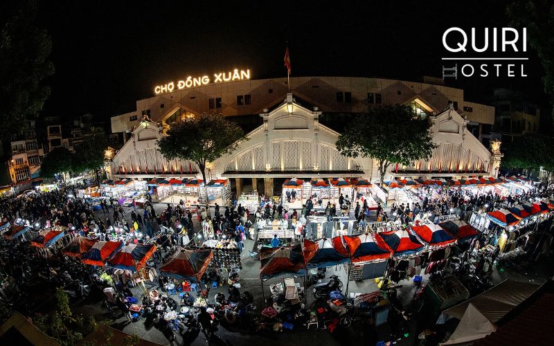 This bustling spot reflects the heartbeat of Hanoi Old Quarter night market life.