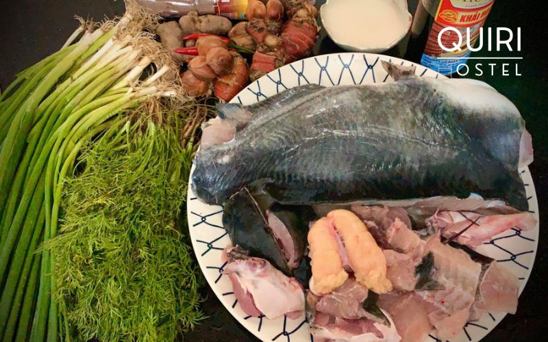 Vietnamese turmeric fish is marinated, grilled, then pan-fried tableside.