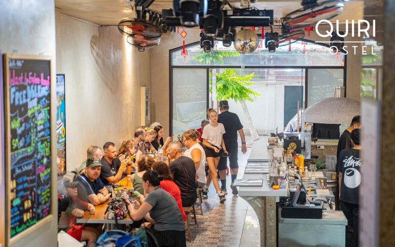 Quiri feels like a social Hanoi travel agency for backpackers.