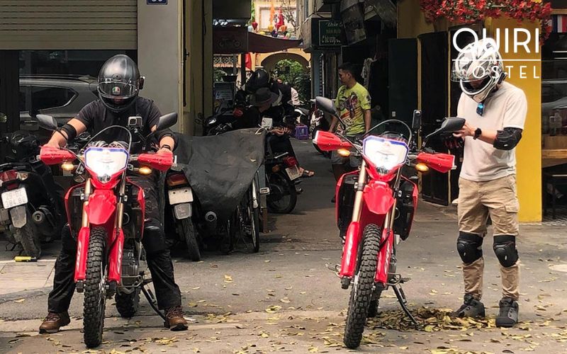 Securing a motorbike for rent in Hanoi follows simple steps