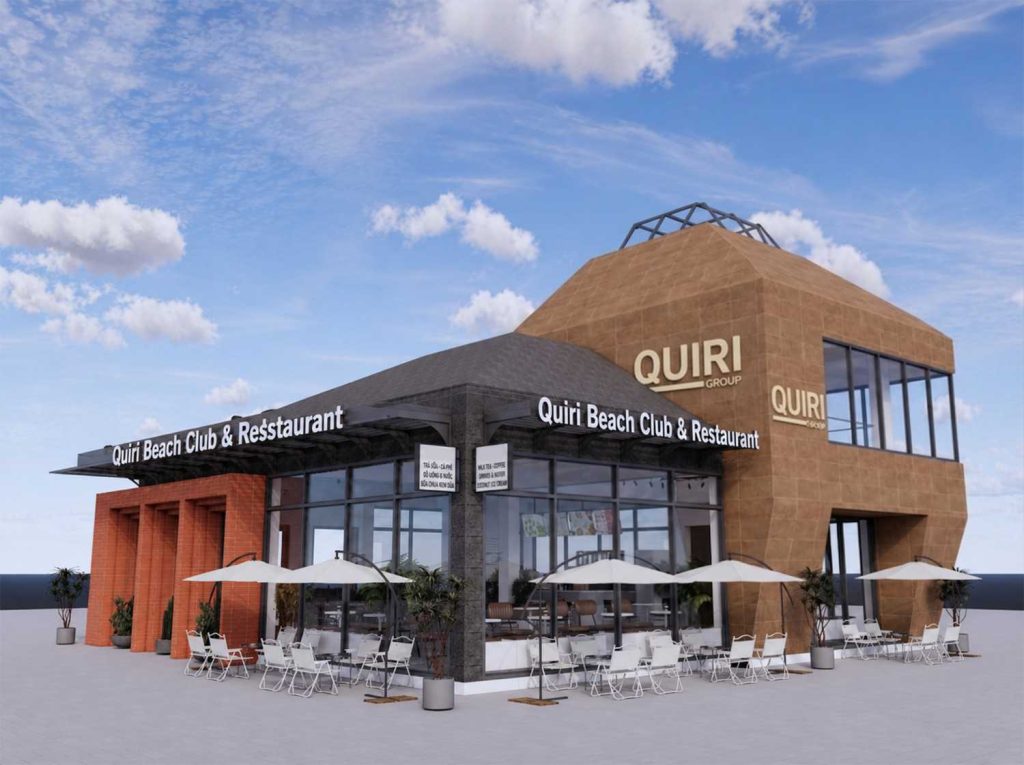 Quiri Beach Club open-air layout on Cat Ba Xanh Island, opening June 1, 2026